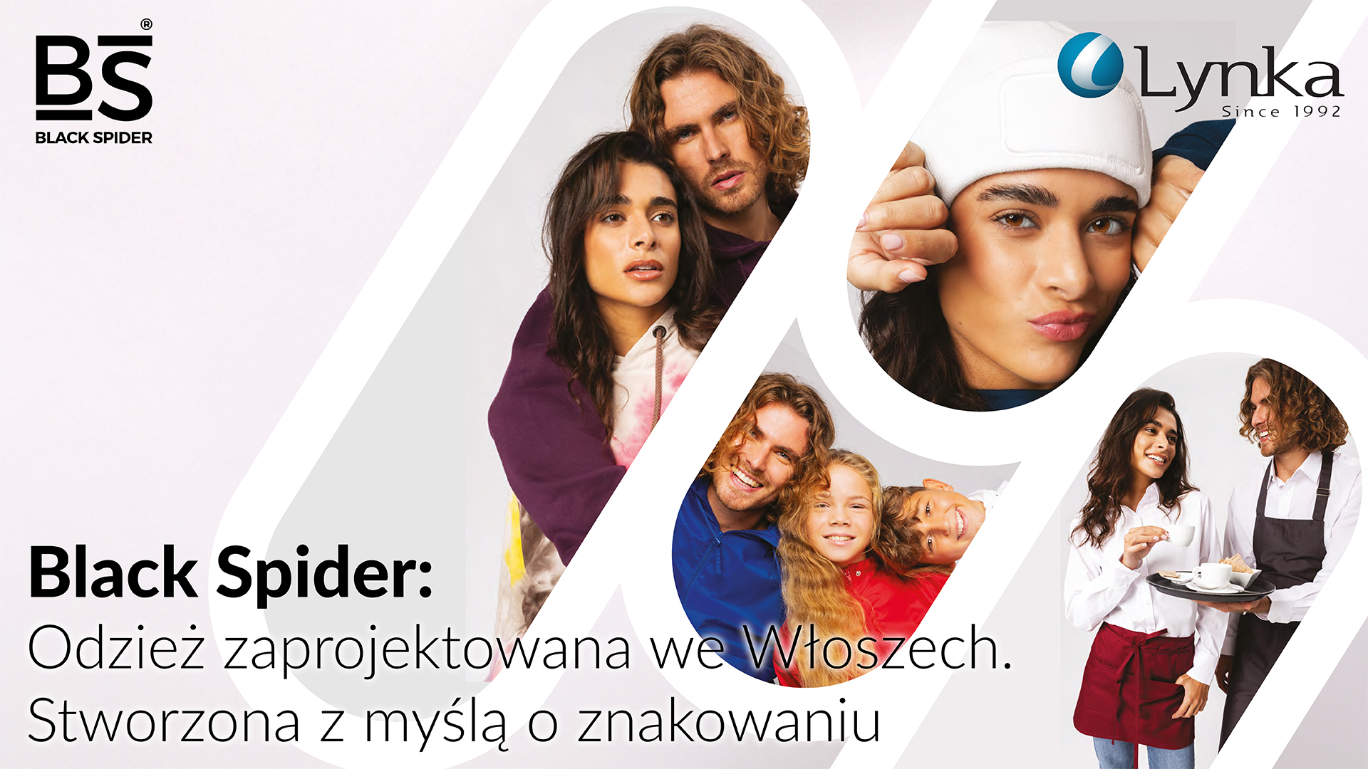 Black Spider, czyli nowa włoska marka odzieży reklamowej, dostępna od ręki w Lynka