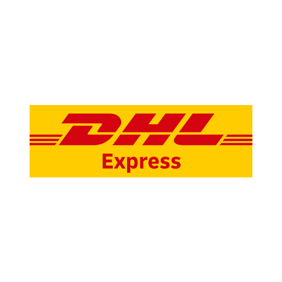 Logo DHL Express - usługi kurierskie ekspresowe